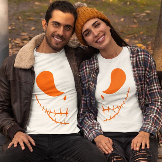 Halloween Humorous Couple's Matching Outfits Set - Ideal for Costume Parties