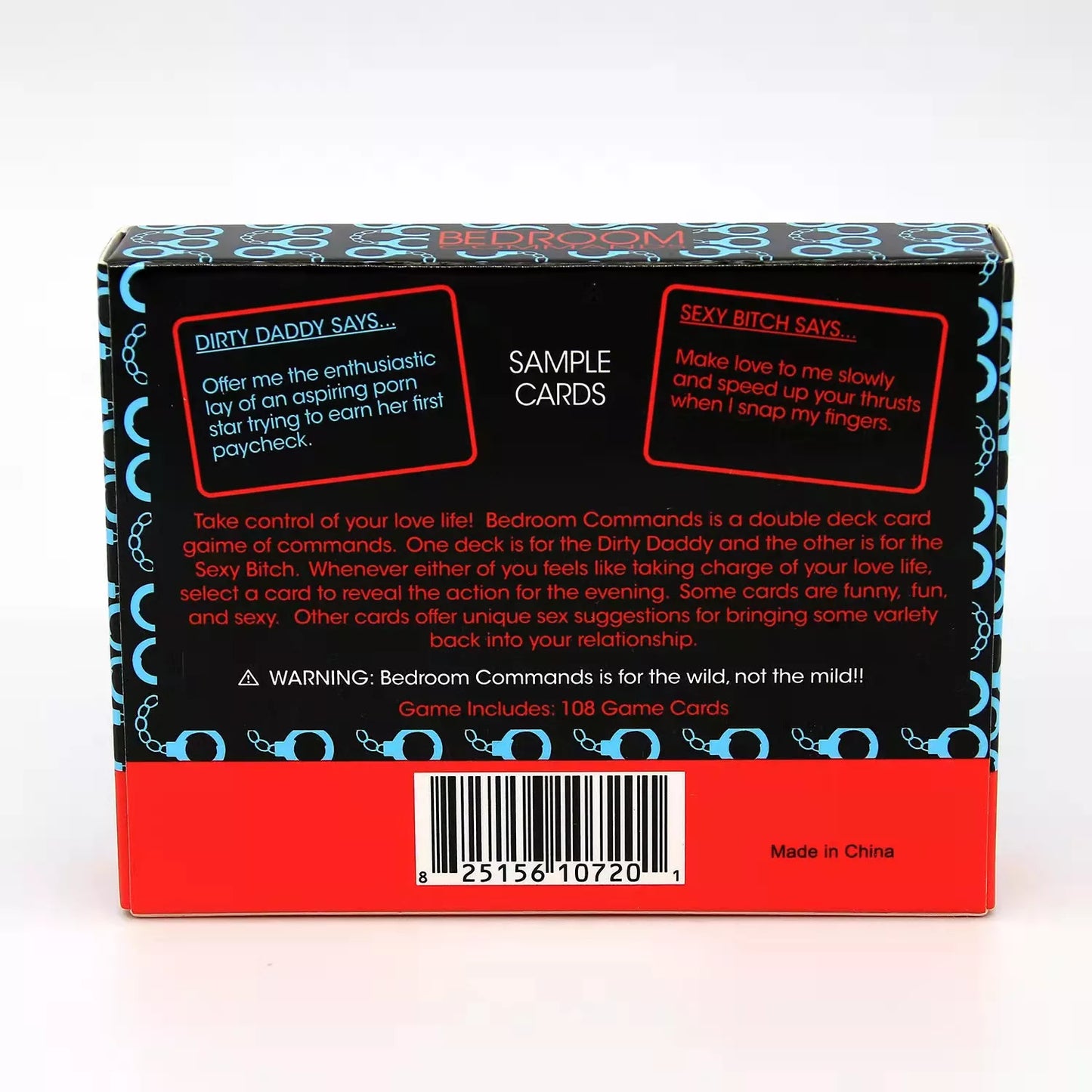 Bedroom Commands Adult Card Game Naughty Fun Cards Fit For Couple - 4Lovebirds