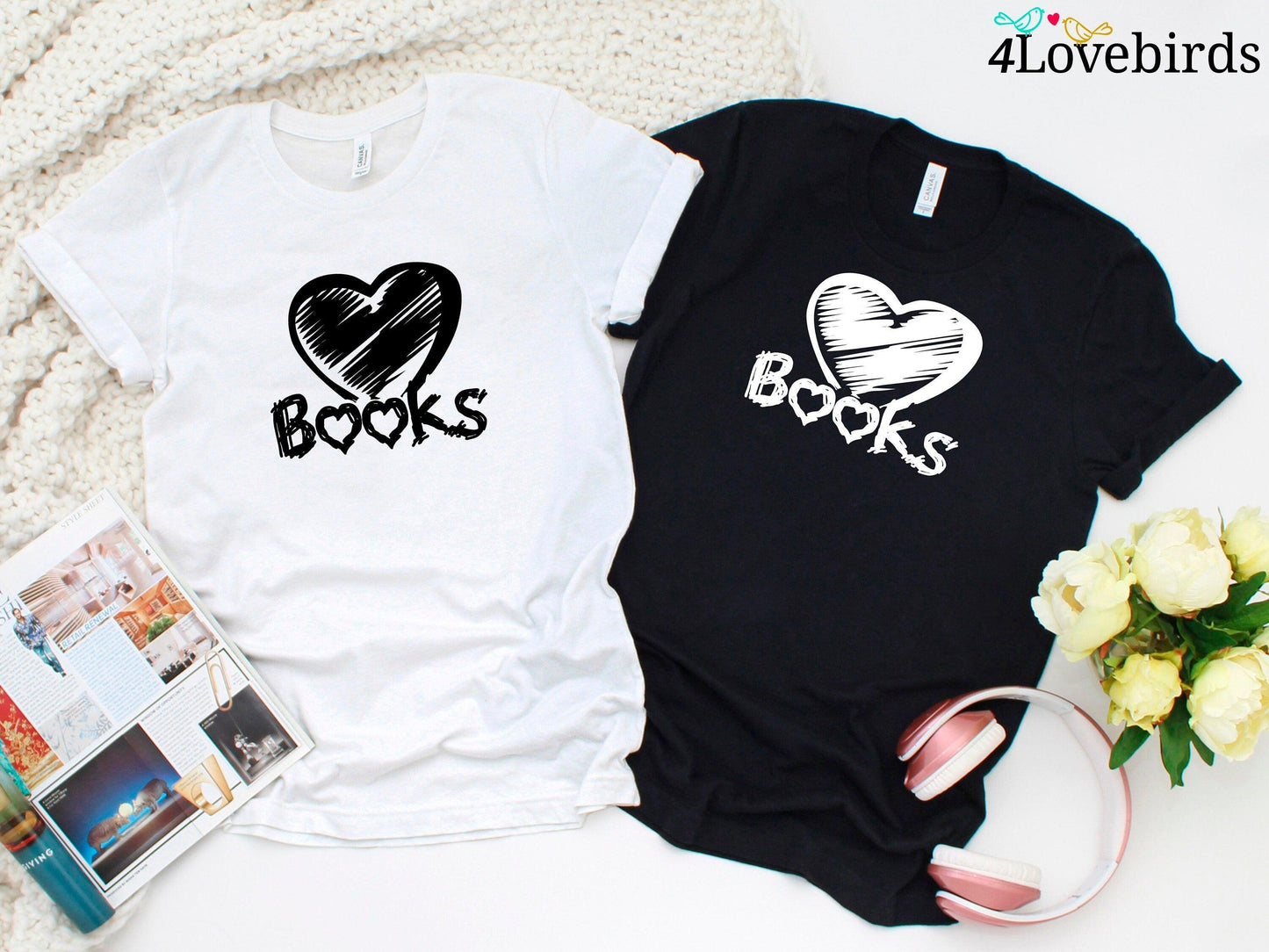 Book Hoodie, I'd Rather Be Reading, Book Junkie Sweatshirt Introvert Longsleeve I Read Past My Bedtime Bookish Shirt - 4Lovebirds