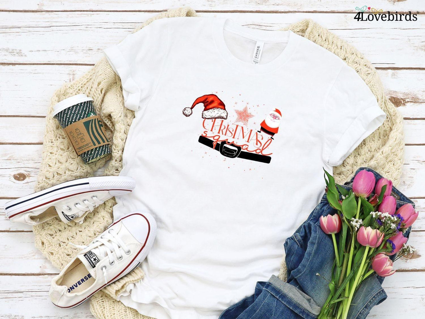 Christmas Squad Hoodie | Christmas Family Squad Sweatshirts |Christmas Family Long Sleeve Shirt | Christmas T-shirt For Family - 4Lovebirds