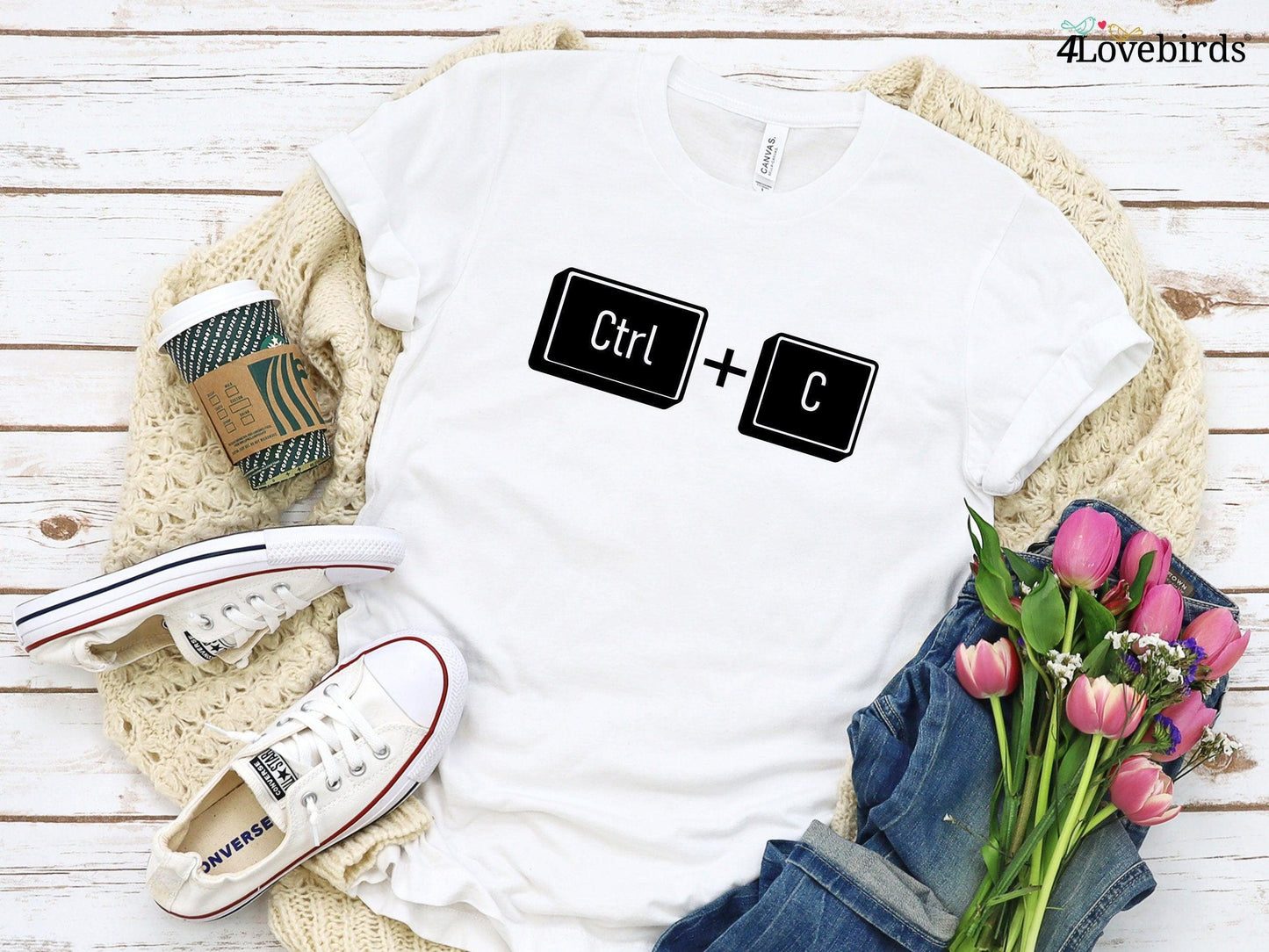 Control C and Control V Copy Paste Matching Father and Child Shirts - Daddy, Mommy & Me - 4Lovebirds