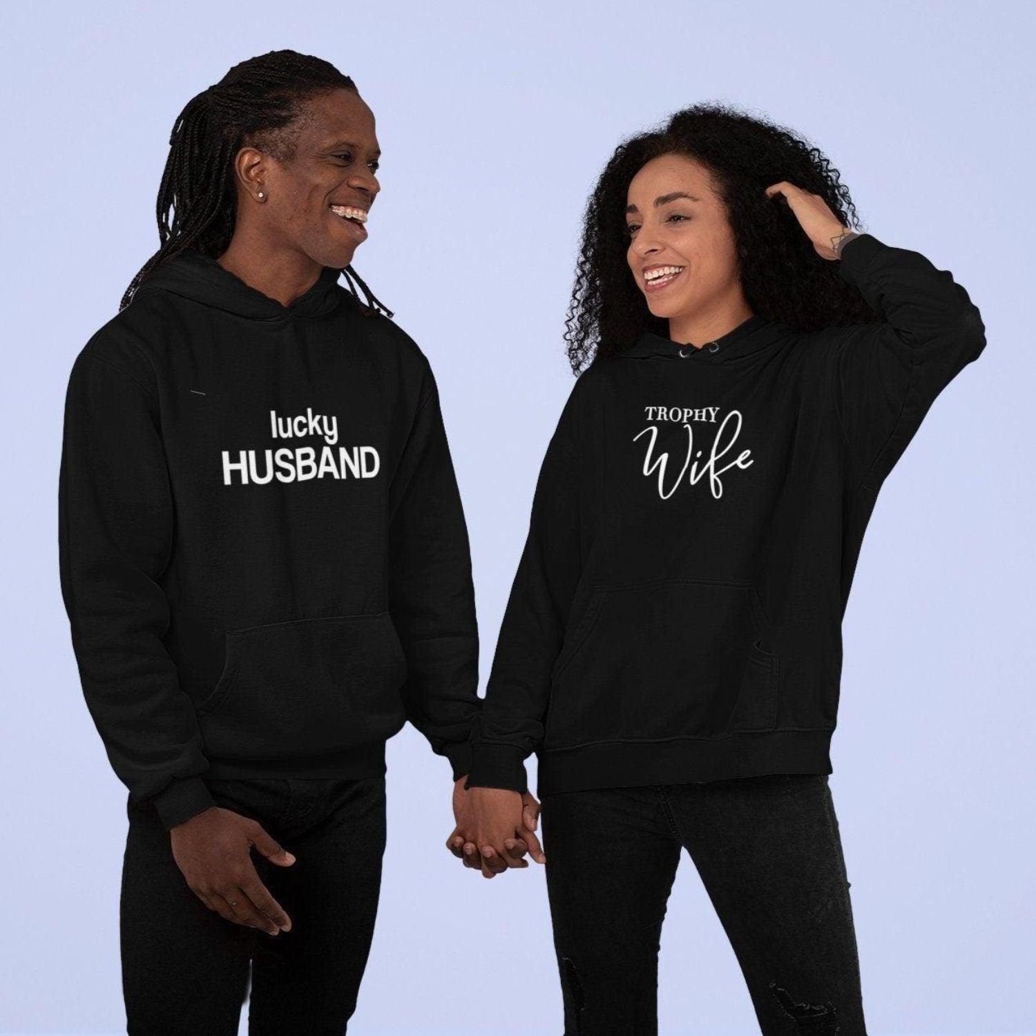 Matching husband and 2025 wife hoodies