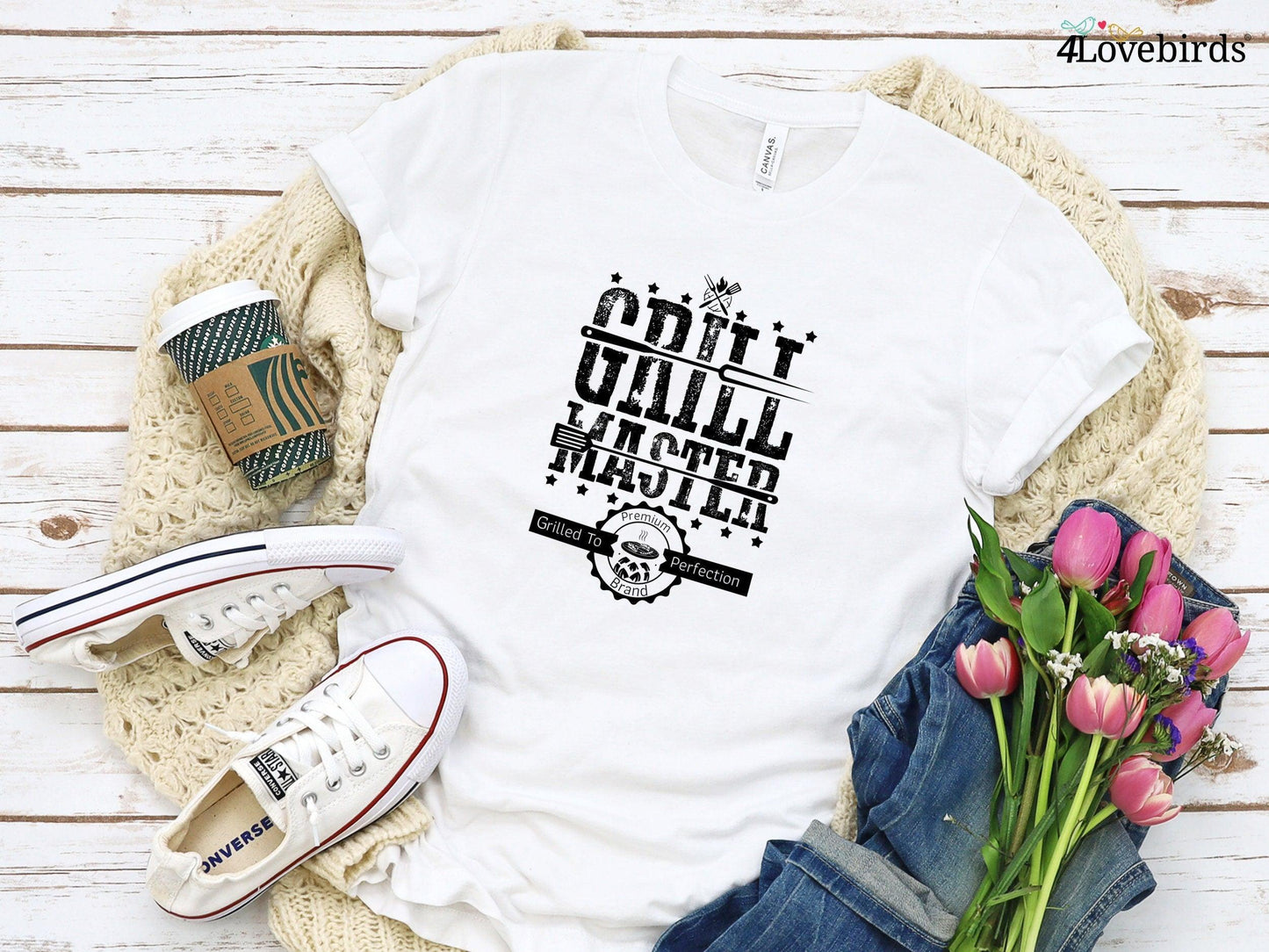 Grill Master and Grill Novice Matching Dad and Child Shirts - Daddy, Mommy & Me - 4Lovebirds
