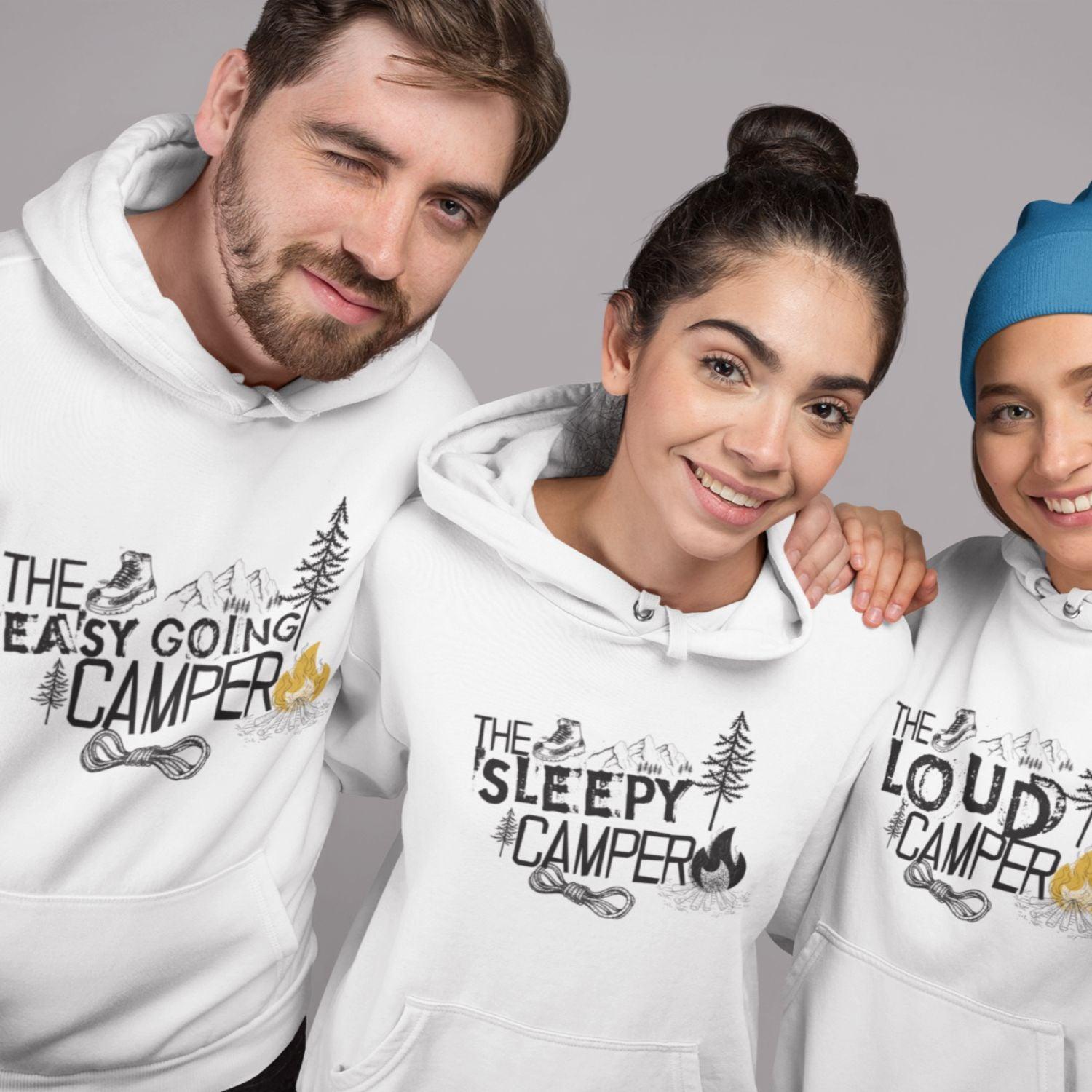 outfit camping Group Matching Outfit: Camping Sweatshirts - Funny Long Sleeve - Campfire Shirts - Camping Trip Shirts