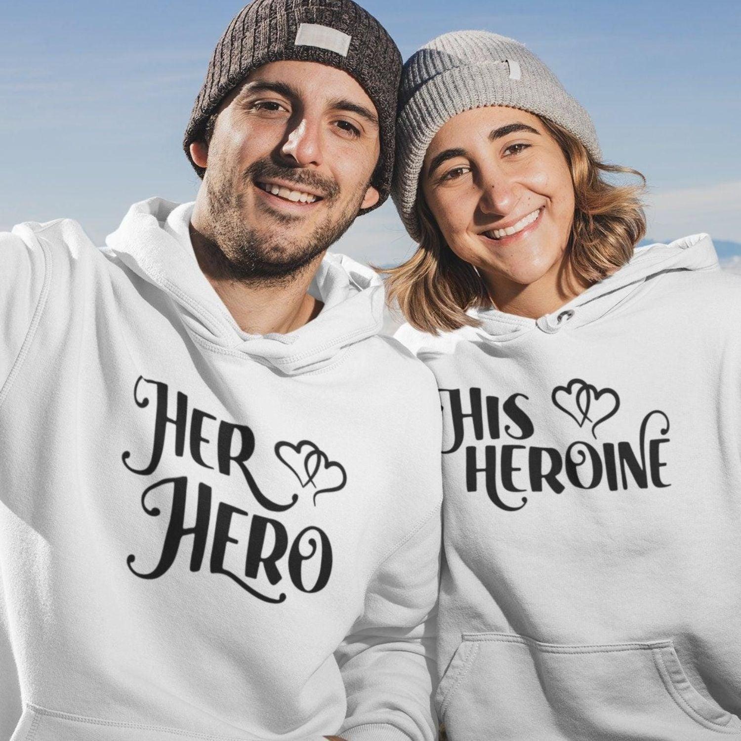 His Heroine & Her Hero: Adorable Matching Outfits for Couples – Perfect Love Statement Sweatshirts
