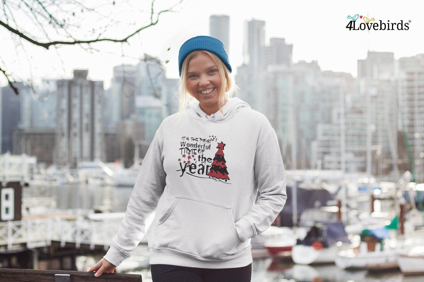 It's The Most Wonderful Time Of The Year Hoodie, Christmas Shirt, Gift For Christmas, Family Christmas Shirts, Xmas shirt, Christmas T-Shirt - 4Lovebirds