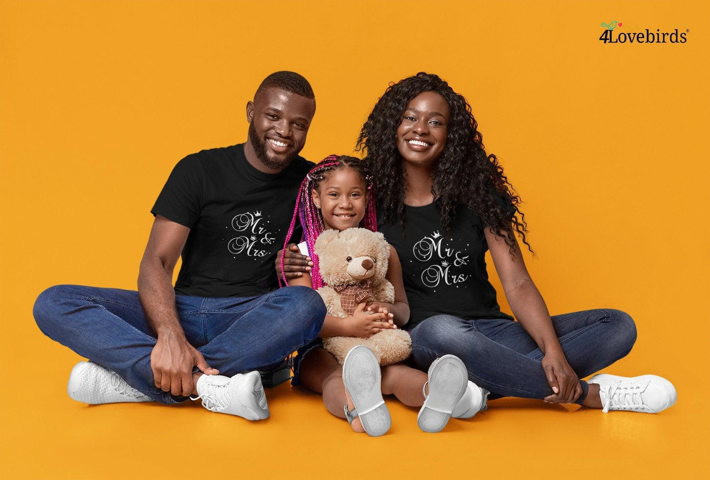 Mr and Mrs 2 Hoodie, Royalty Tshirt, Marriage T-shirt, Honeymoon Sweatshirt, Gift for Couple, Cute Married Couple Longsleeve, Just married - 4Lovebirds