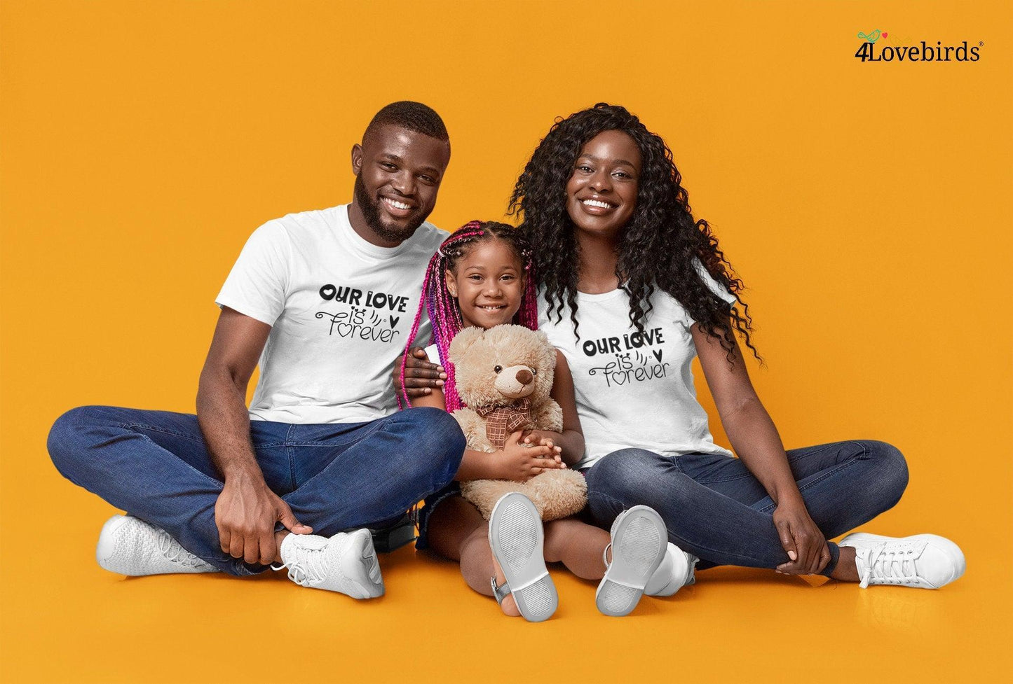 Our love is forever Hoodie, Lovers matching T-shirt, Gift for Couples, Valentine Sweatshirt, Boyfriend / Girlfriend Longsleeve, Cute Tshirt - 4Lovebirds