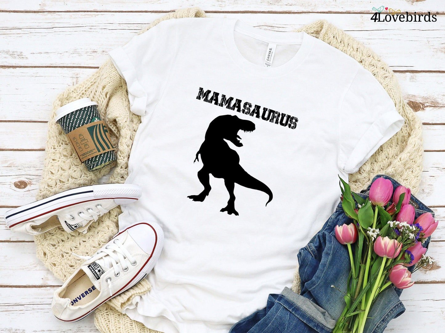 Papasaurus, Mamasaurus, and Babysaurus Matching Shirts - Daddy, Mommy & Me - 4Lovebirds