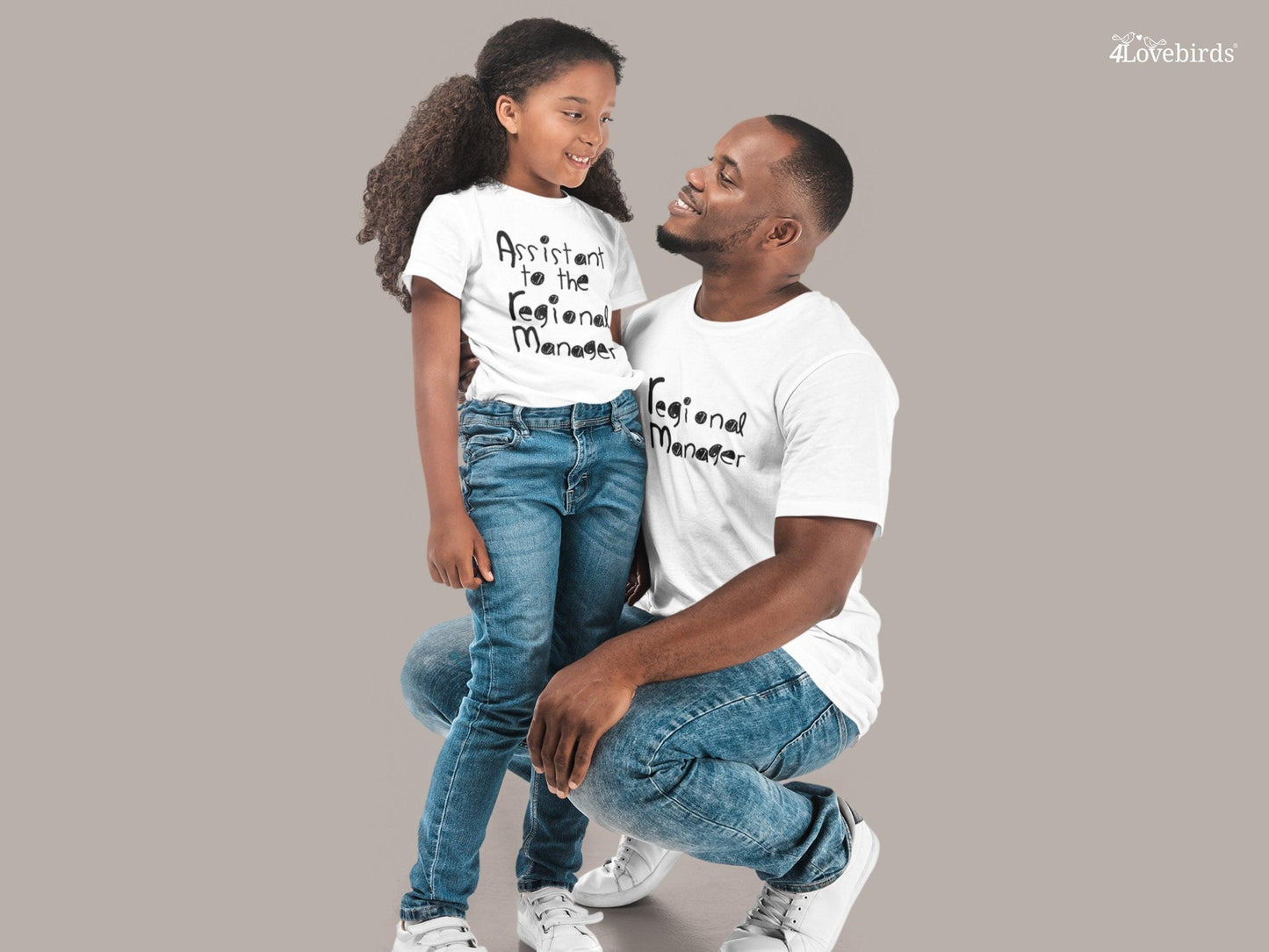 Regional Manager and Assistant To The Regional Manager Matching Family Hoodies - Matching Family Sweatshirts - Baby Gift - Daddy, Mommy & Me - 4Lovebirds