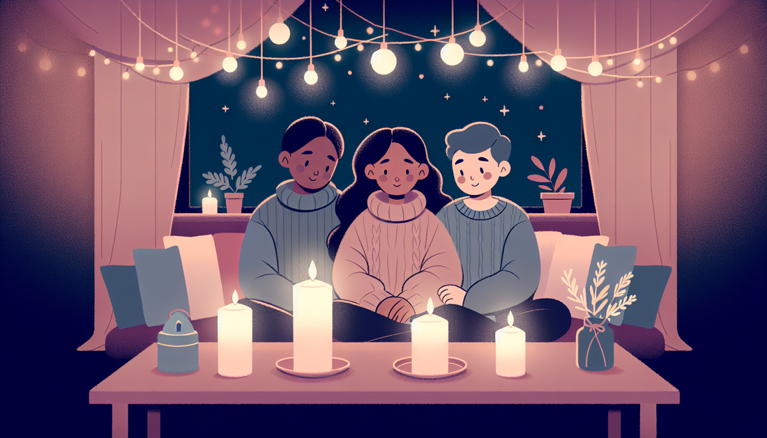 This Week’s Couples Challenge: Create a Cozy Glow with Candles and Twinkling Lights!