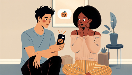 This Week’s Couples Challenge: Brighten Their Day with a Surprise Pumpkin Emoji! 🎃