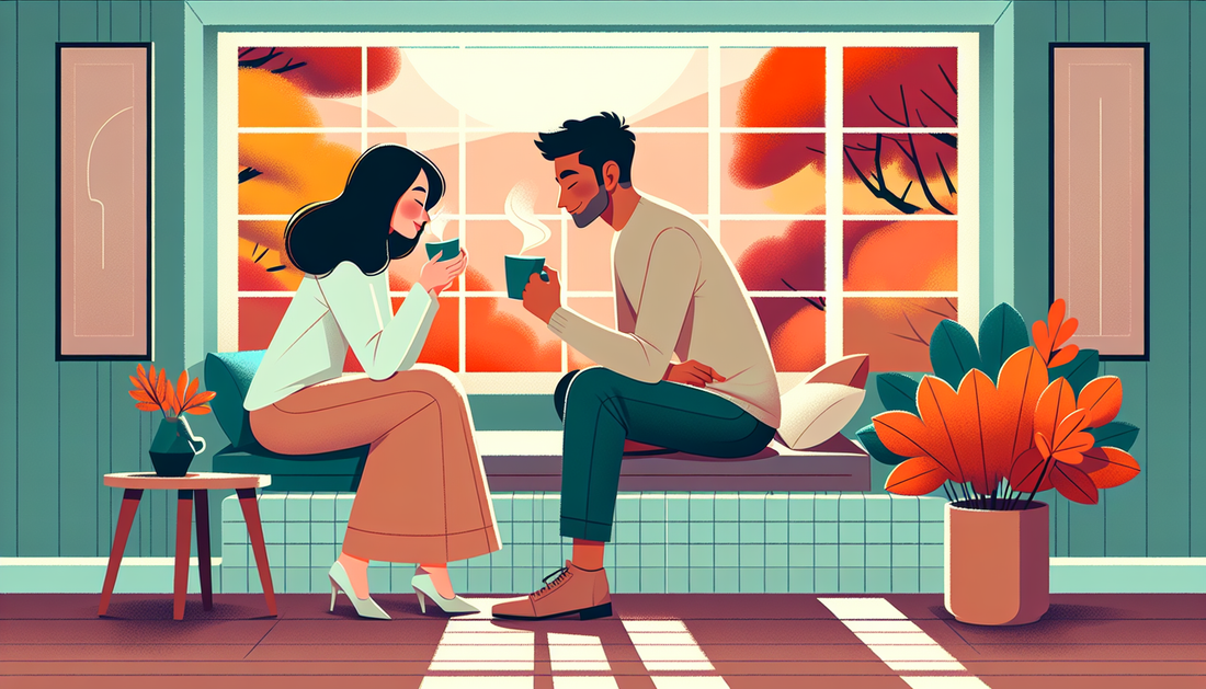 This Week’s Couples Challenge: Cozy Moments Together—Savoring Autumn Views Over a Warm Drink