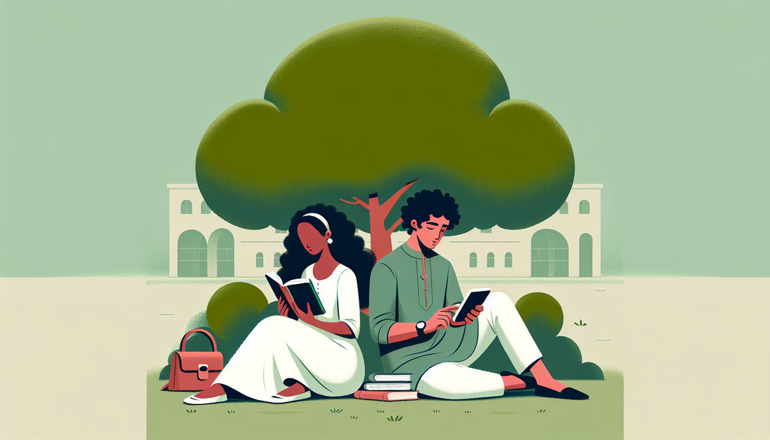 This Week's Couples Challenge: Unplug and Connect—Cozy Up with a Good Book Together!