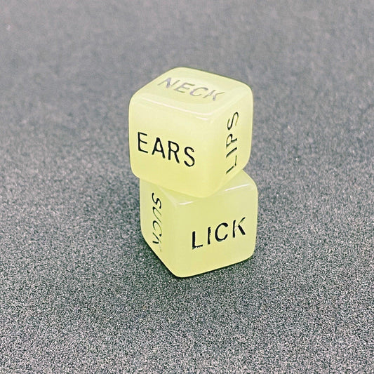 2 Sex Dice Glow in the Dark Sex positions Gift for Couples - 4Lovebirds