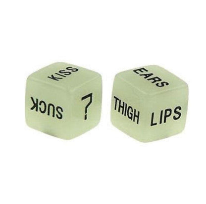 2 Sex Dice Glow in the Dark Sex positions Gift for Couples - 4Lovebirds
