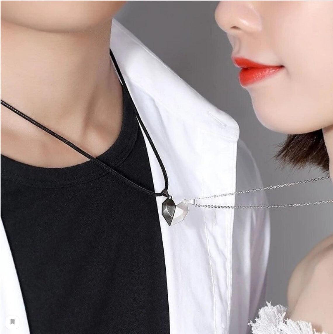 Magnetic Heart Necklace Couple – Little Luvv