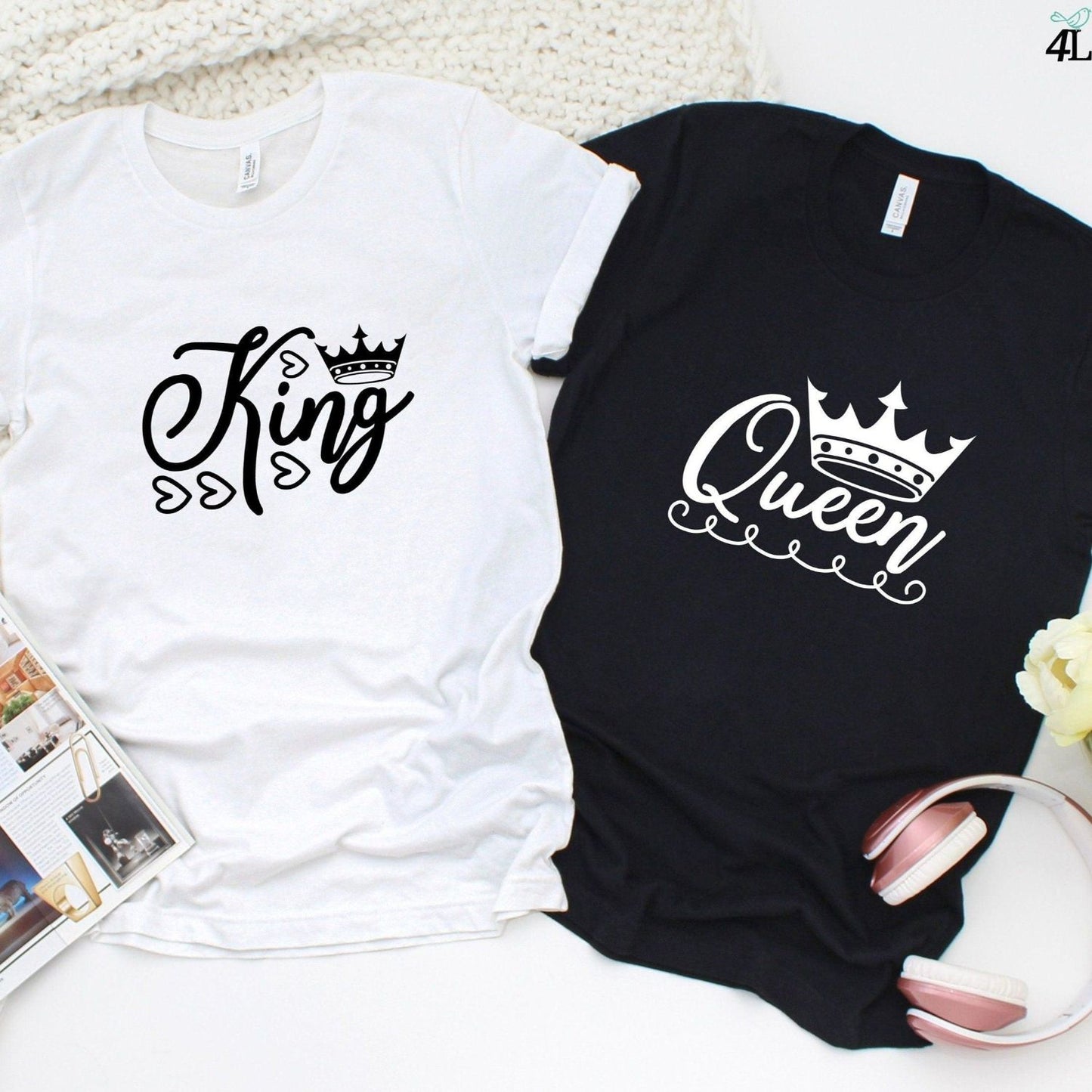 Adorable King and Queen Valentine's Day Matching Outfits for Couples