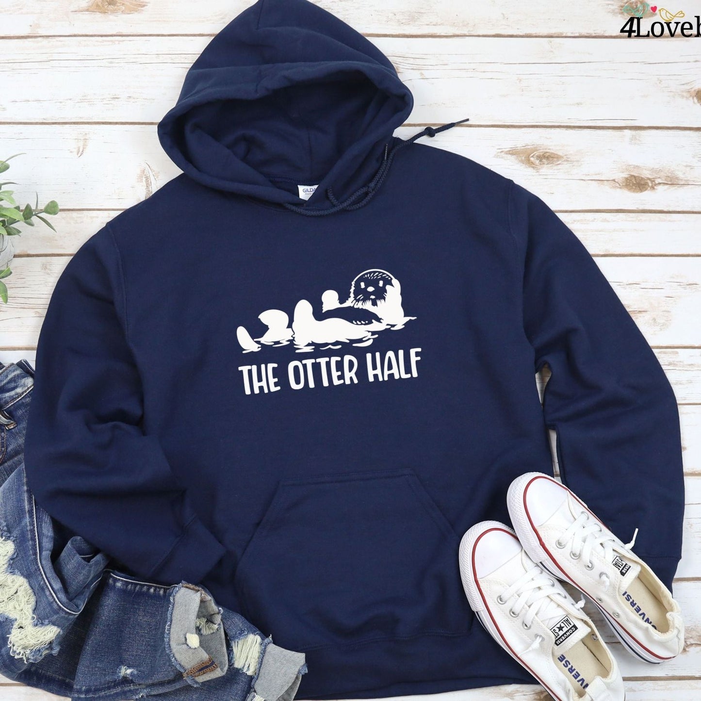 Adorable Otter-Themed Couples' Matching Outfits Set - Perfect Gift for Valentine's Day