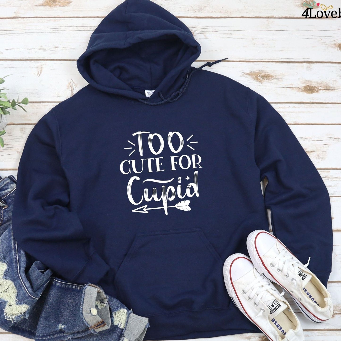 Cupid-Proof Too Cute Matching Outfits, Ideal Couples' Valentine Set, Perfect Gift for Significant Others