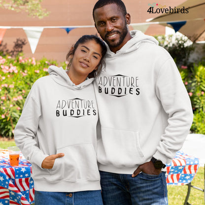 T-Shirts Adorable Adventure-Inspired Matching Outfits for Couples, Ideal for Travel, Vacation, Camping Cute Statement Sets for Gifts