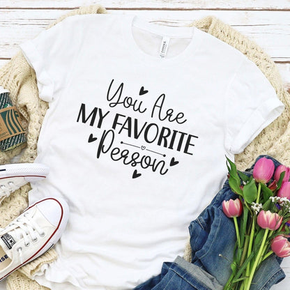 Favorite Person Matching Outfits Set, Perfect Couple's Valentine Gift, Adorable Boyfriend Girlfriend Set