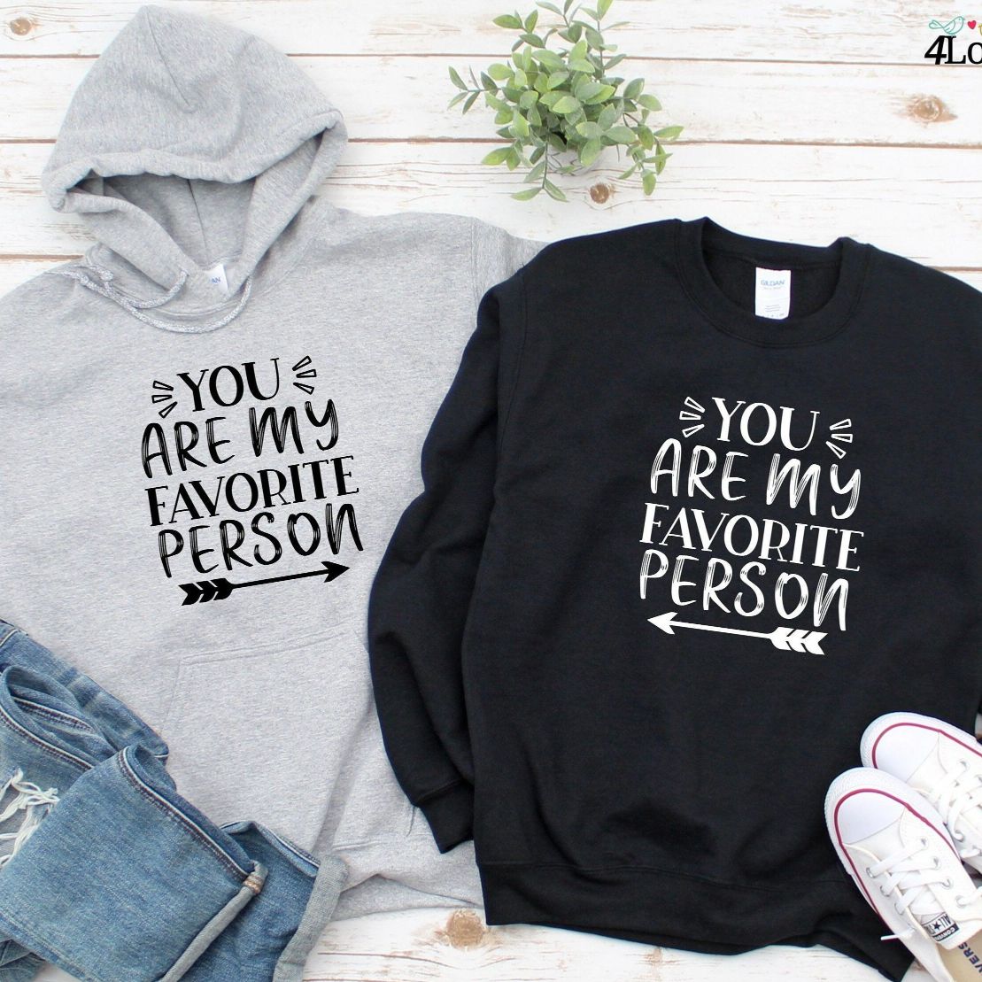 Favorite Person Matching Outfits Set for Couples - Ideal Valentine's Day Gift