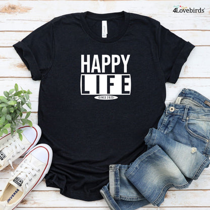 Happy Wife Happy Life Couple Matching Hoodie, Vow renewal ceremony. Hubby Wifey Anniversary / Wedding Custom Gift. Relationship Announcement