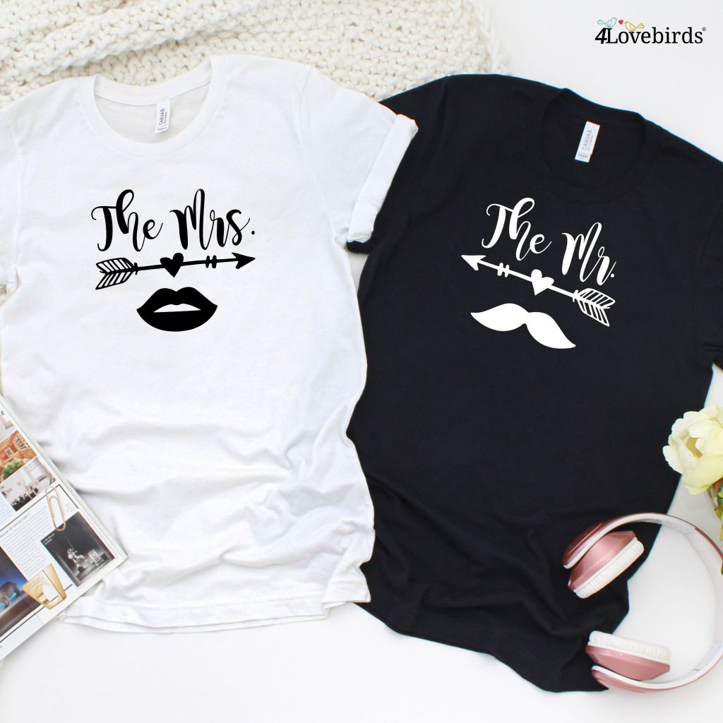 Just Married Matching Outfits: The Mr. and Mrs. Set, Perfect Gift for Newlyweds
