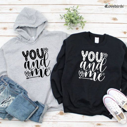 Lovable You and Me Matching Outfits Set - Perfect Gift for Couples, Adorable Valentine's Day Attire