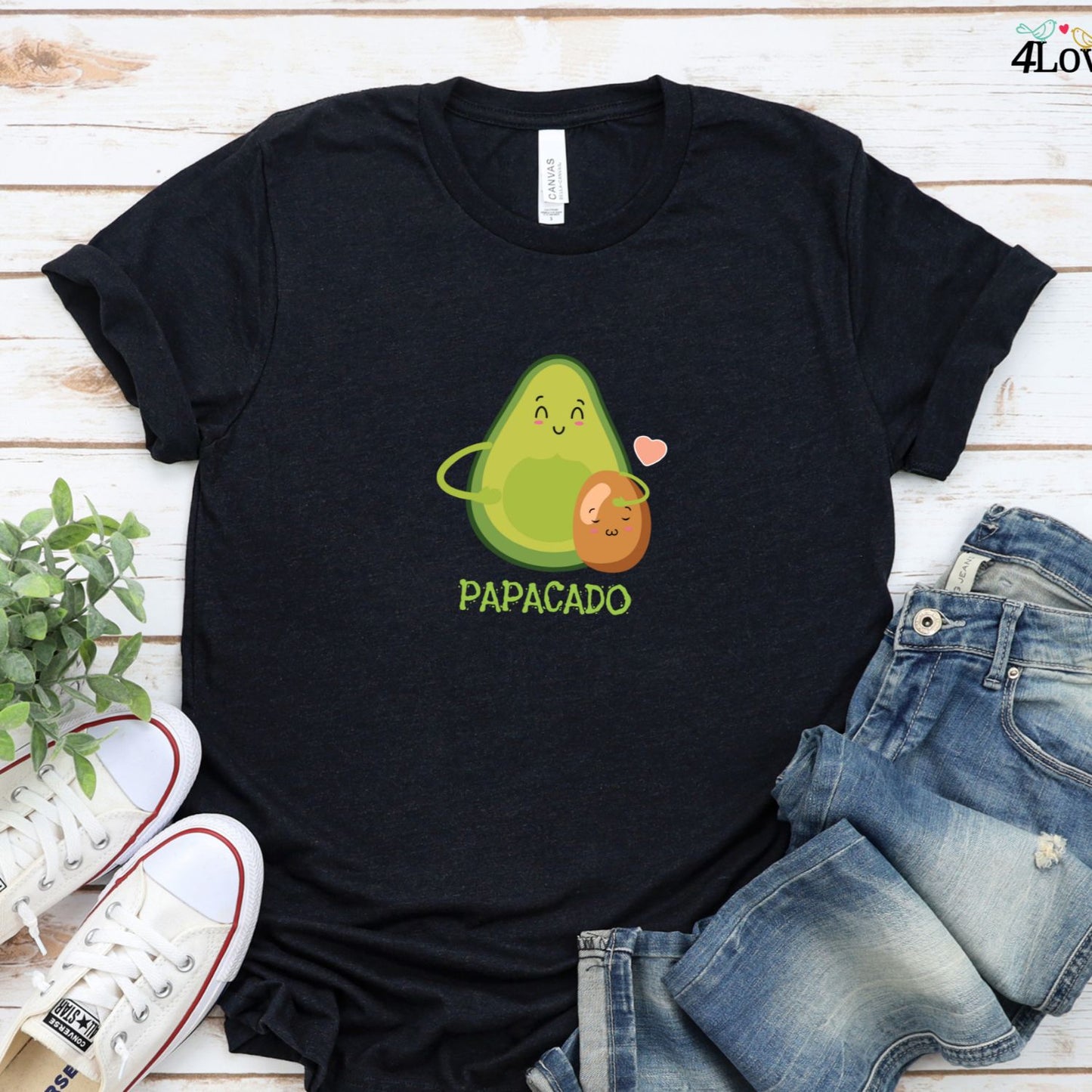 Mamacado & Papacado Matching Set - Eye-Catching Pregnancy Announcement Outfit, Baby Shower Gift