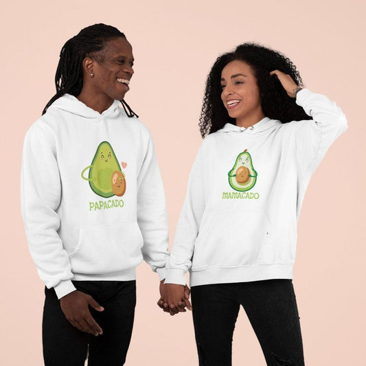 Mamacado & Papacado Matching Set - Eye-Catching Pregnancy Announcement Outfit, Baby Shower Gift