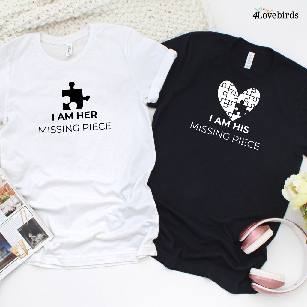 Missing Piece Puzzle Inspired His & Hers Matching Outfits for Couples