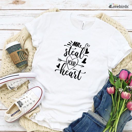 Mr. & Mrs. Steal Your Heart Matching Set - Perfect Valentine's Gift for Couples