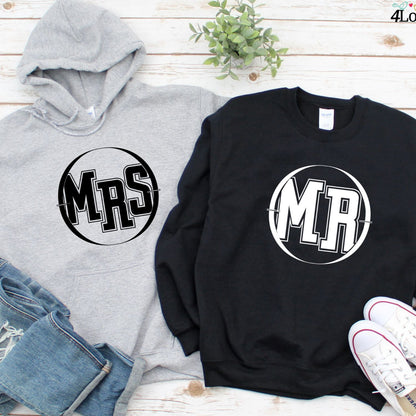 Newlywed Just Married Mr & Mrs Matching Outfits - Honeymoon & Husband/Wife Matching Set