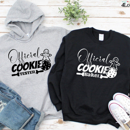 Official Cookie Baker and Tester Christmas Matching Set | Family Holiday Outfits