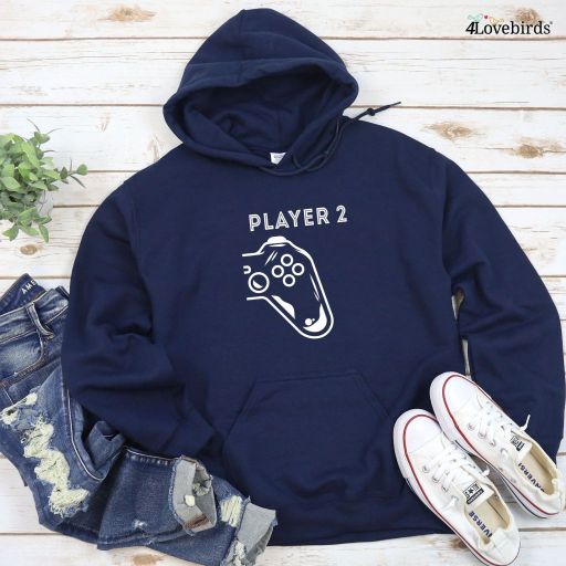 Player 1 & Player 2 Matching Outfits - Perfect Gift for Gaming Couples & Geek Lovers
