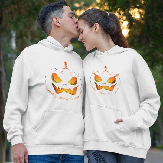Pumpkin Pair Matching Outfits for Halloween - His & Hers Trick or Treat Set