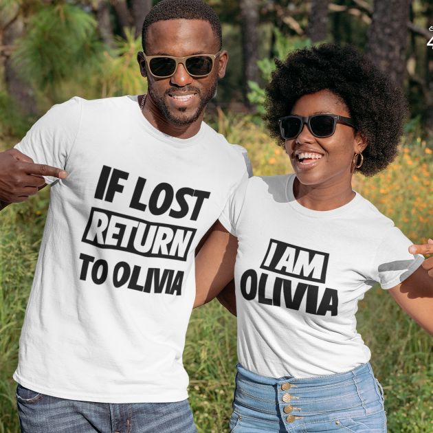 Return to Me and I Am The One - Delightful, Personalizable Couples Matching Set
