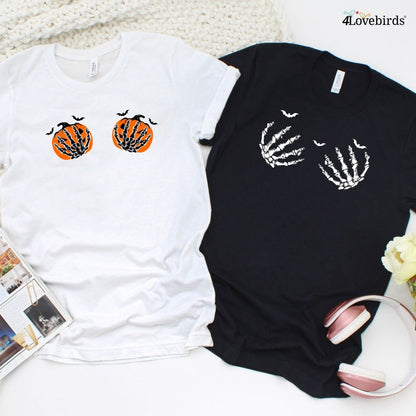 Skeleton Hands Halloween Matching Outfits: Fun Party Set, Trick or Treat Ready