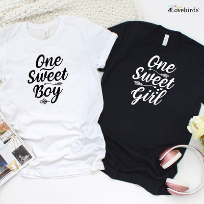 Sweet Boy & Girl Matching Outfits, Heartfelt Couples Gift, Valentine's Day Set, Adorable Duo Wear