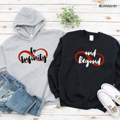 To Infinity and Beyond Couple's Matching Set - Valentine's Gift, Adorable Outfit for Lovers