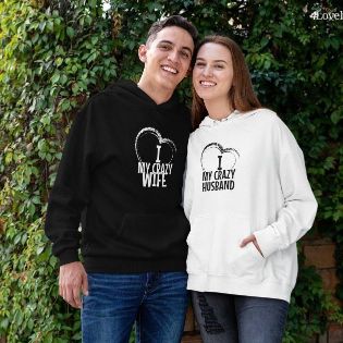 Valentine Surprise - Crazy Wife/Husband Love, Hilarious Matching Outfits, Size for Men, Ideal Gift for Wife, Mother's/Father's Day Special