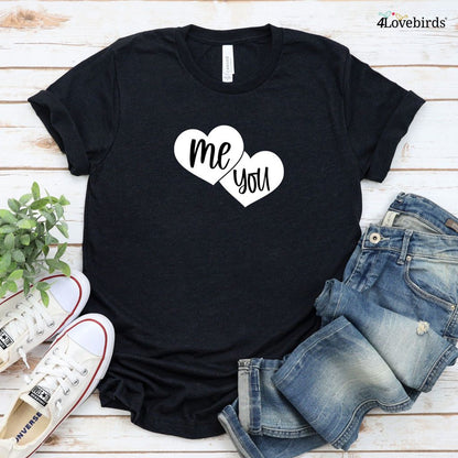 You and Me Together Cute Matching Outfits Set - Ideal Valentine's Gift for Couples