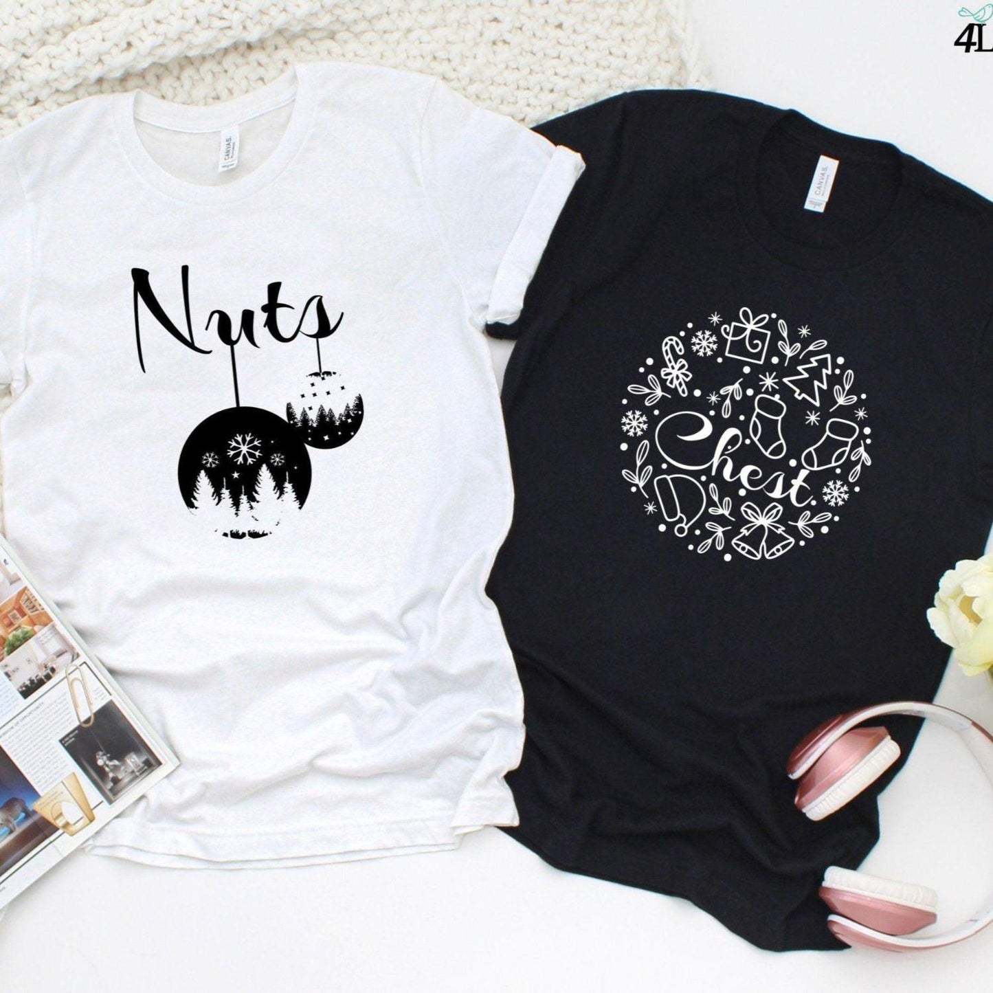 Adorable Nut & Chest Matching Outfits - Ideal Couple's Christmas Gift Set! - 4Lovebirds
