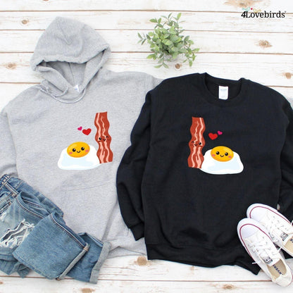 Bacon & Eggs Duo: Matching Set for Foodie Couples - 4Lovebirds