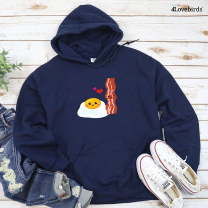 Bacon & Eggs Duo: Matching Set for Foodie Couples - 4Lovebirds