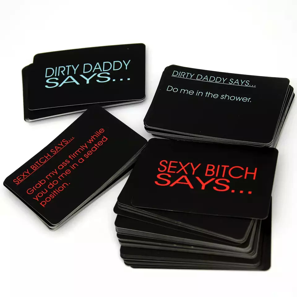 Adult Code Card Bedroom Commands Couples Card Game, Flirty Date Night Prompts – 4Lovebirds