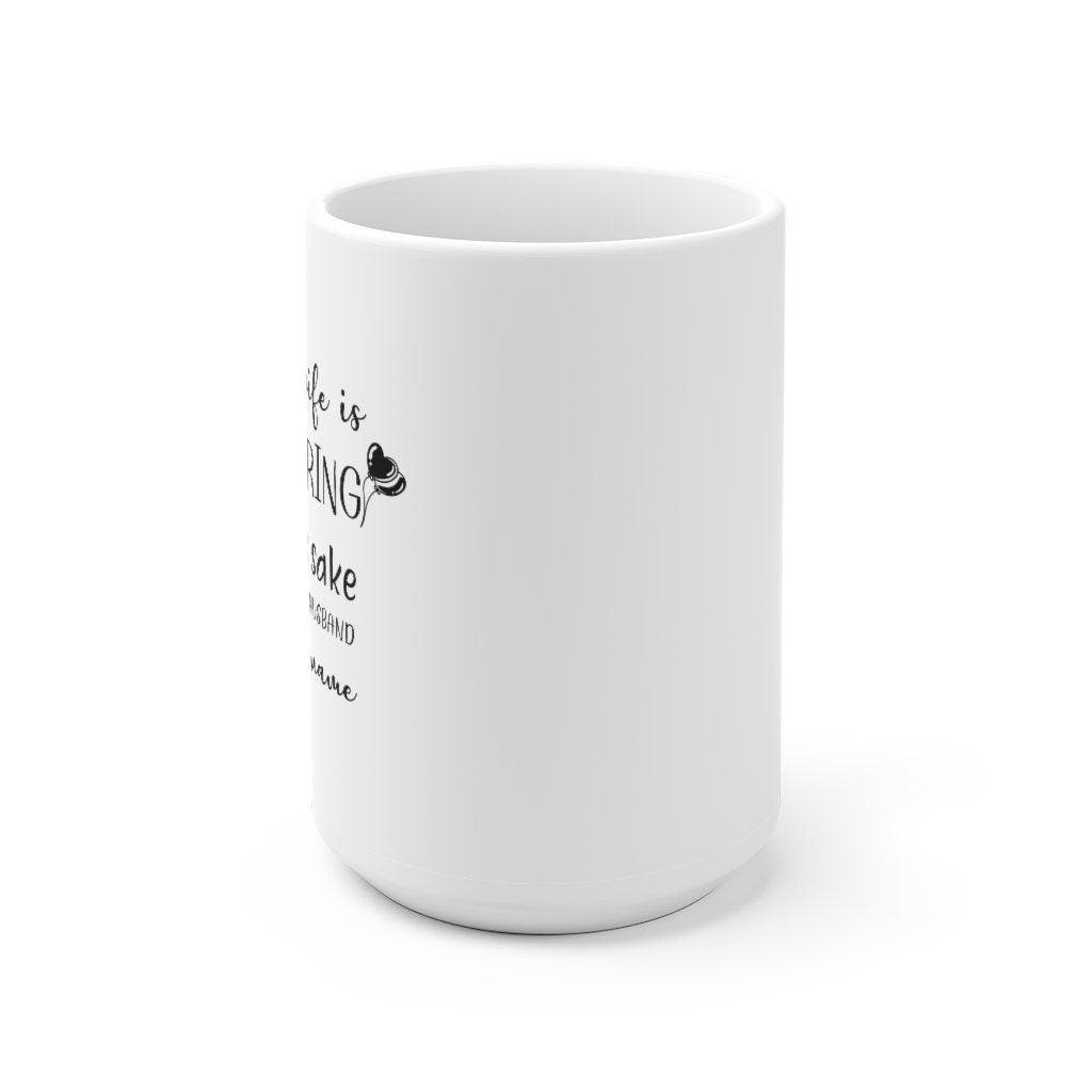 Being A Wife Is Whispering Oh For Fuck's Sake... Mug, Wife Mugs, Friends Gifts, Wife Mugs, Wedding Gifts - 4Lovebirds