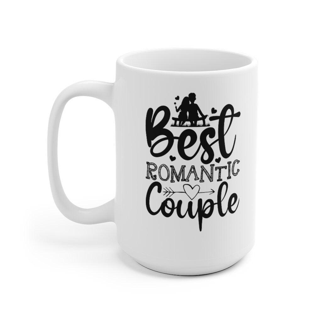 Best Romantic Couple Mug, Lovers matching Mug, Gift for Couples, Valentine Mug, Boyfriend / Girlfriend Mug, Cute Mug - 4Lovebirds